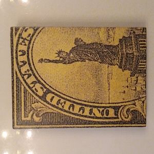 LADY LIBERTY *Signed  Atlantis Tile, like Sid Dickens. *Rare & Retired wall art